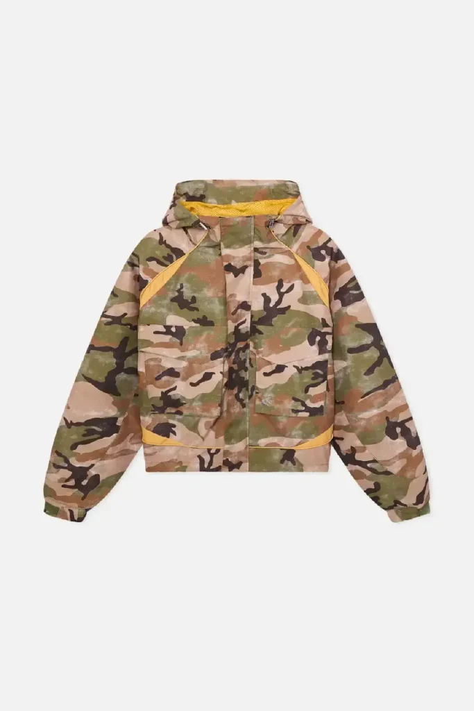 Camouflage Windbreaker Jacket in front side